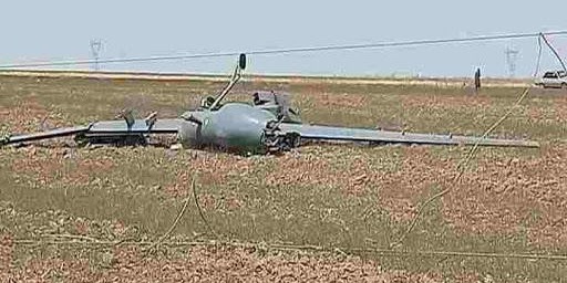  فيديو - لتحطم طائرة  بدون طيار في الجزائر بولاية ام البواقي 