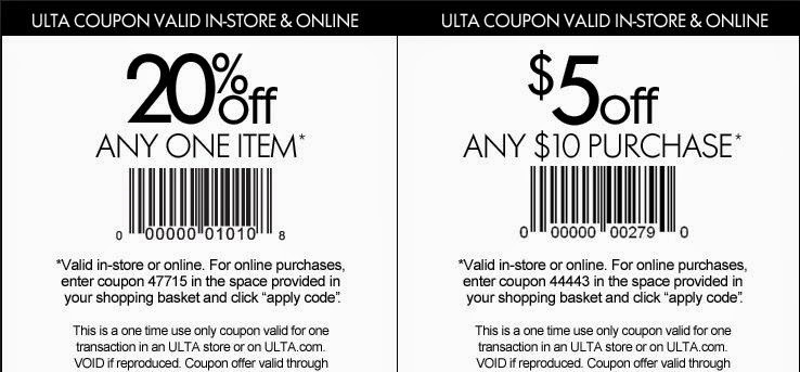 Ulta Printable Coupons June 2015 - Coupons Printable 2015