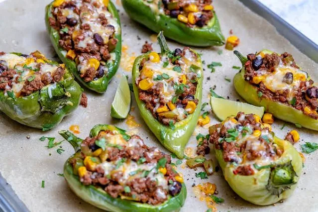 Stuffed poblanos