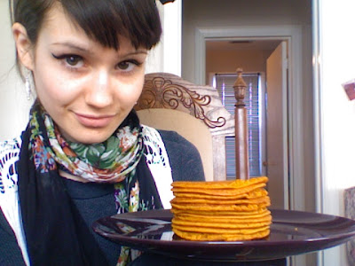 One Vegan Bite: Carrot Pancakes with Maple Cashew Cream