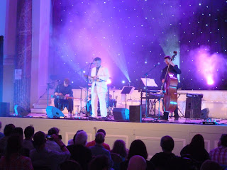 The Winin' Boys on stage at Ukulele Festival of Great Britain