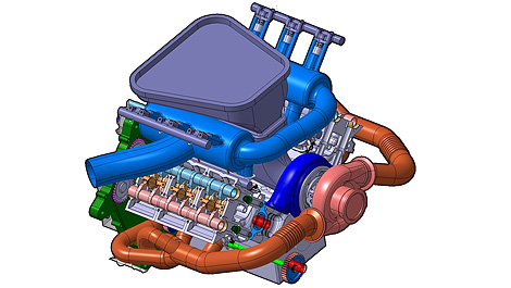 Formula  Drivers on Recently Reveal The 2014 Formula 1 V6 Turbo Engine First Image Formula