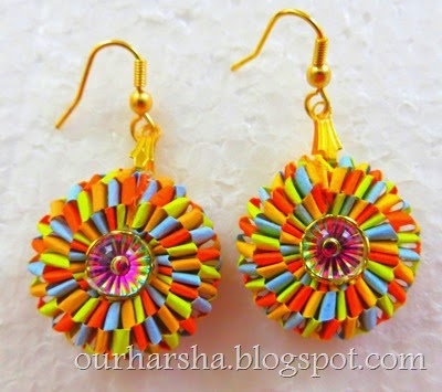  Paper Weaving Earrings (9)