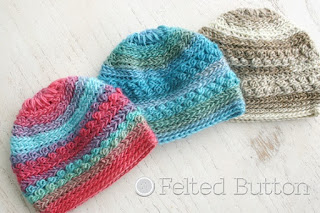 Only Just Born Hat FREE crochet pattern by Susan Carlson of Felted Button