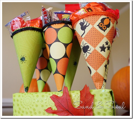 Halloween Treat Cones 2