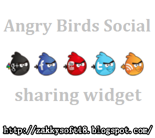 Membuat Widget Profiles Cantik Sosial Angry Birds Untuk Blogger