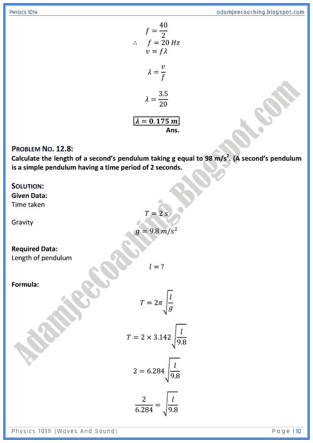 waves-and-sound-solved-numericals-physics-10th