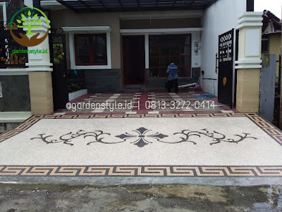 Jasa batu sikat - garden style