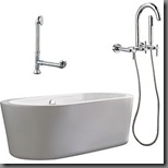 overstock freestanding tub