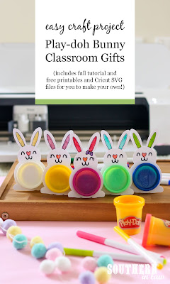 Easter Bunny Playdoh Classroom Gifts