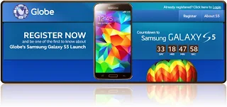 Globe offer Samsung S5