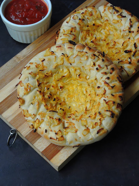 Uzbek Onion Bread, Qashqari Patir Bread