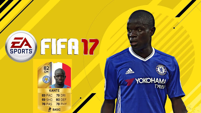 N'golo Kante has been rated 82