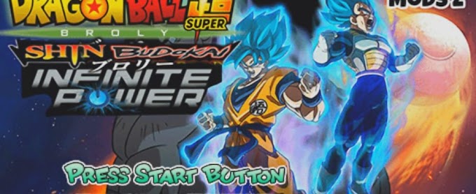 NOVO DRAGON BALL SUPER INFINITY POWER PARA QUALQUER CELULAR ANDROID (MOD/PPSSPP) LEVE E OFFLINE
