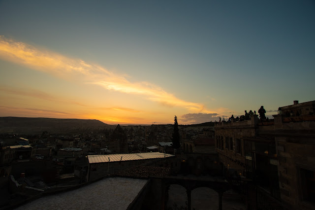 Alba su Goreme dall'hotel Seten-Cappadocia