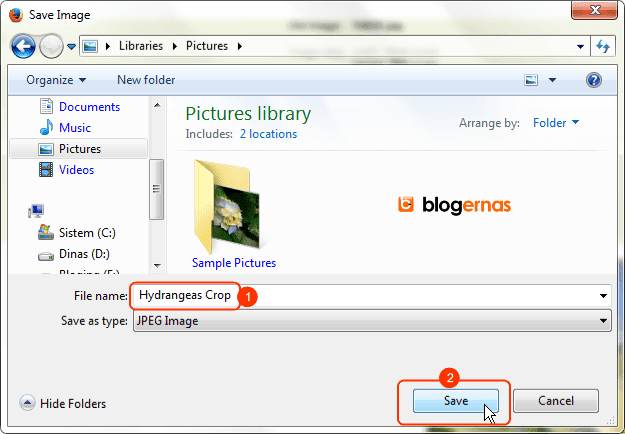 Cara Cropping Online Foto di Situs Resize