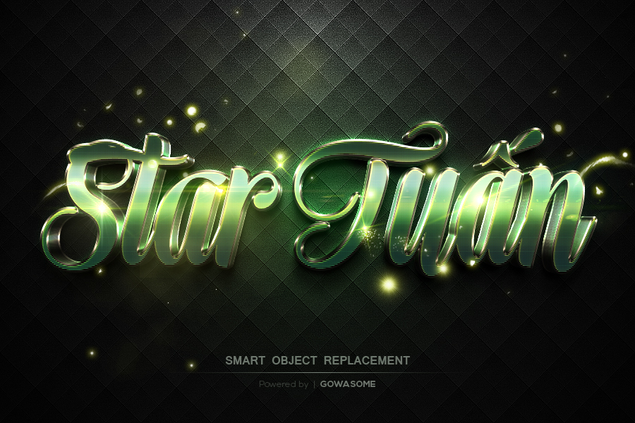 PSD Hiệu ứng chữ 3d cực đẹp Modern 3D Text Effects
