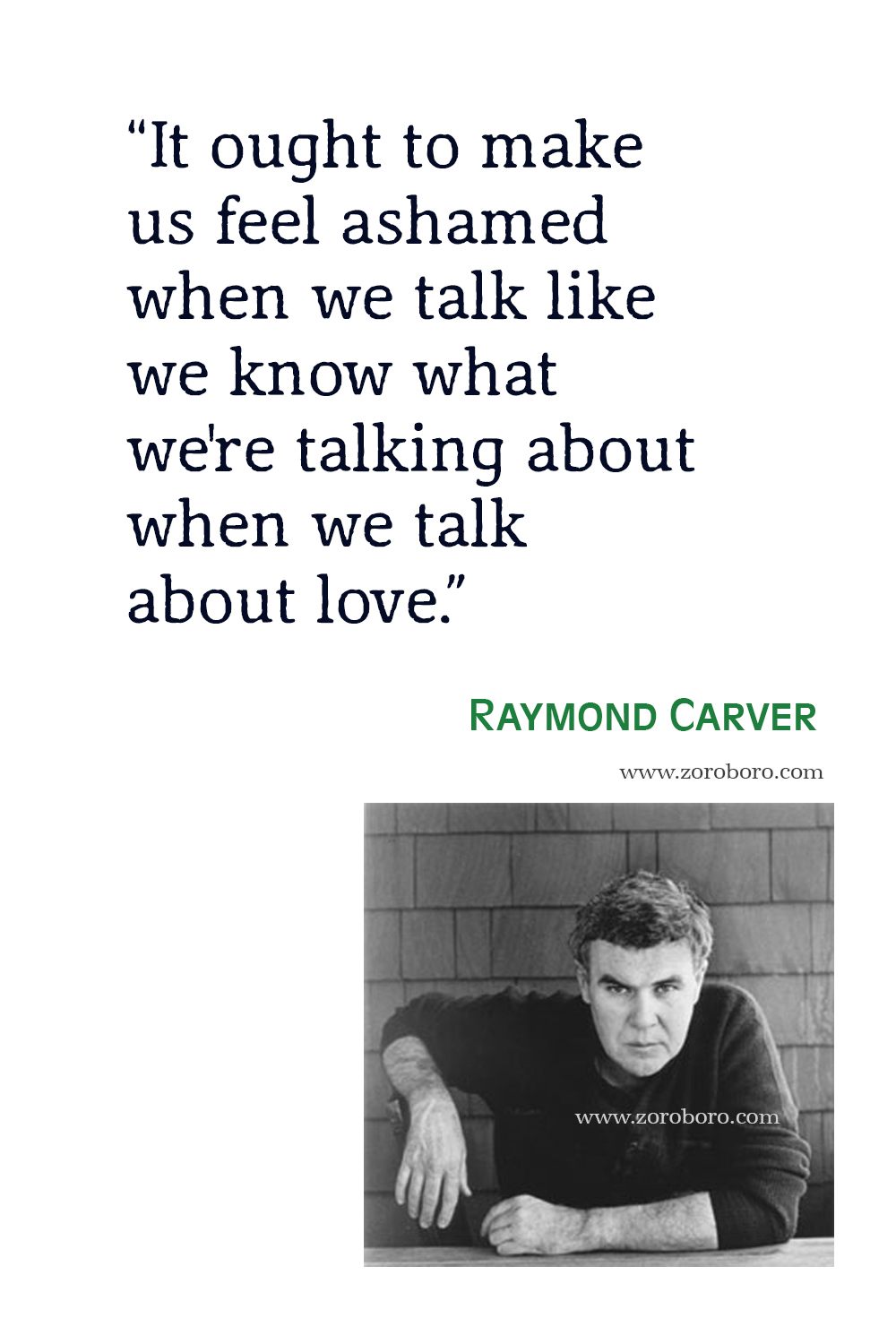 Raymond Carver Quotes, Raymond Carver Essays, Raymond Carver Poems, Raymond Carver Stories, Raymond carver What We Talk About When We Talk About Love, Raymond carver cathedral, Books.