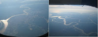 Batang Rajang (Rajang River) from the air