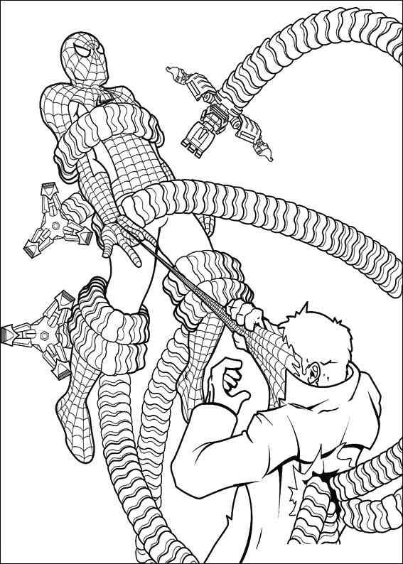 Spiderman Coloring Pages\ 9
