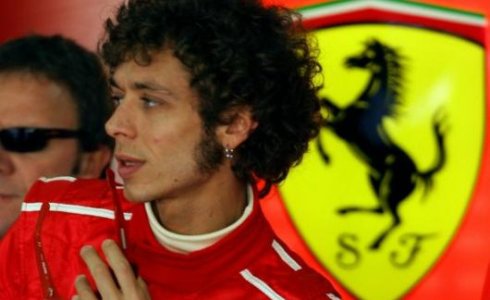 Valentino Rossi en la scuderia F1 Ferrari