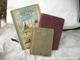 old books, vintage finds, candelabra