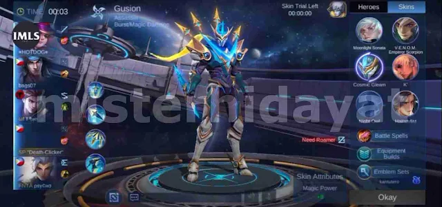 iMLS Mod Menu Mobile Legends Terbaru| Radar Map, Unlock All Skin, No Detect