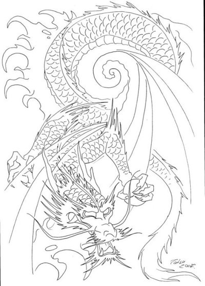 dragon tattoo sketches. japanese dragon tattoo designs