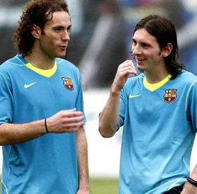 Messi y Milito