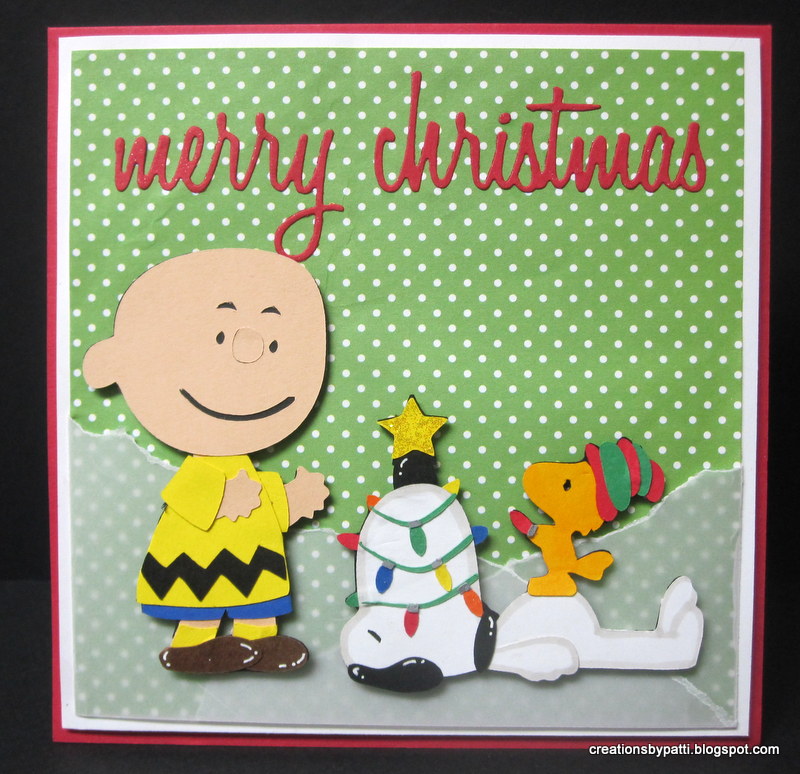 Creations by Patti: Charlie Brown Merry Christmas Card