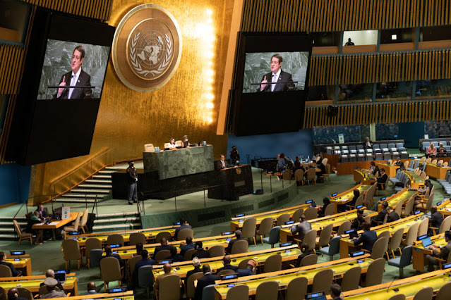 U.N. General Assembly calls for Russia to make reparations in Ukraine