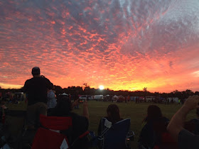 A Texas sunrise. Not the drink, the actual one. With sun.