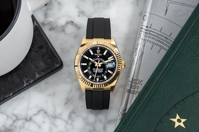 Qual é a novidade da réplica de relógio Rolex Oyster Perpetual Sky-Dweller 2020?