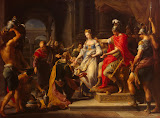 Continence of Scipio by Pompeo Batoni - History Paintings from 6Hermitage Museum