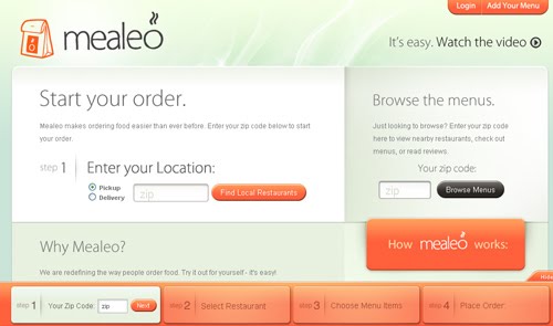 Mealeo web design