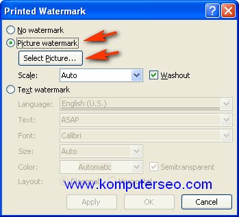 Cara Membuat Watermark di Word 2007 ~ ryuzakifaiz