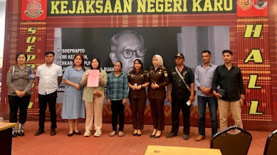 S & R LAW Office dan LBH KNPI Karo Bantu Selesaikan Masalah Masyarakat Simpang Empat Melalui Restorative Justice