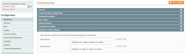 Configuration of display effects