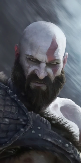Kratos com Machado Papel de Parede PC