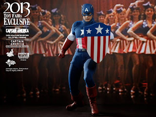 Hot Toys 1/6 Scale Captain America First Avenger 12" Star Spangled Man Captain America Figure