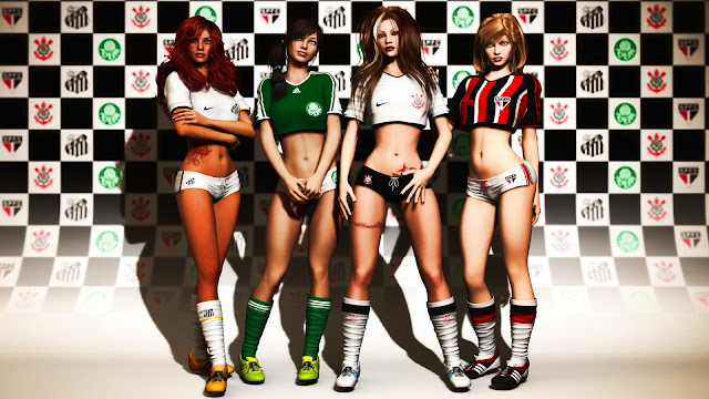 Fantastic Four Soccer Babes HD Wallpaper
