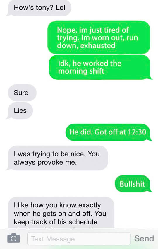 A Woman Shares The Horrifying Texts Her Psycho Ex-Husband Sent Her