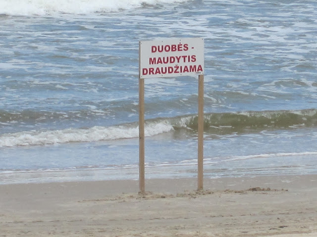 No swimming in Lithuania