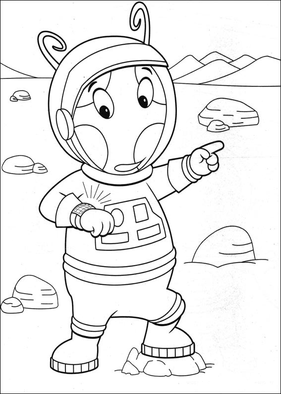 Backyardigans Coloring Pages TV & Films ColoringPedia