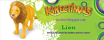 Burger King Kinectimals Pet Shop Toys 2010 lion toy