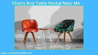 Chairs And Table Rental Near Me