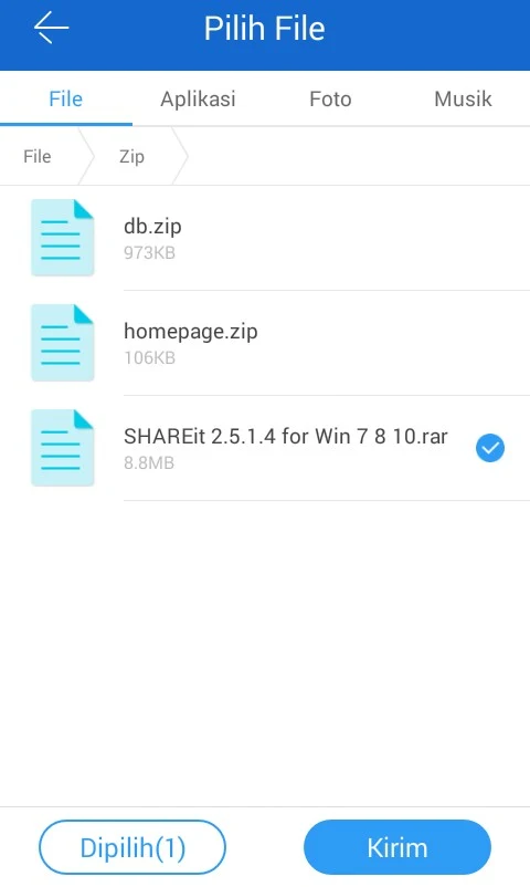 Cara Mudah Kirim File Dari Android Ke PC