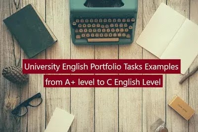 Writing Task Samples from A+  level to C Level English