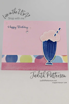 Stampin Up Share a Milkshake Judith Patterson