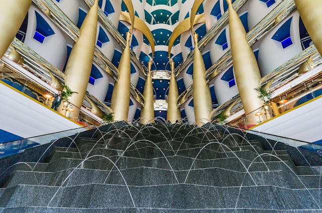 The Burj Al Arab Hotel in Dubai 